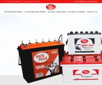 Safetechbatteries.com(SAFETECH BATTERIES) Screenshot