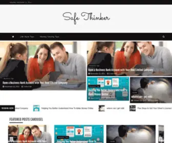 Safethinker.com(Think safe and save money) Screenshot