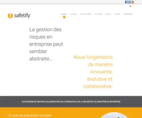 Safetify.eu(Accueil) Screenshot