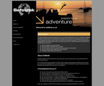 Safetrek.co.uk(Safetrek Home) Screenshot