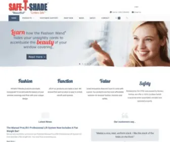 Safetshade.com(Safe Cordless For Blinds and Shades) Screenshot