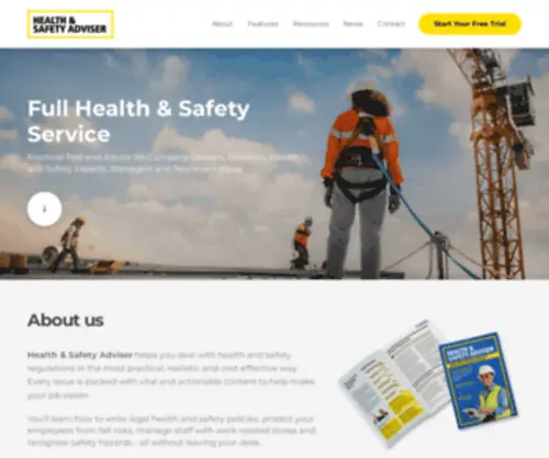 Safety-Adviser.co.uk(Health & Safety Adviser) Screenshot