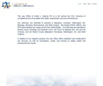 Safety-Law.com(Law Office of Adele L) Screenshot