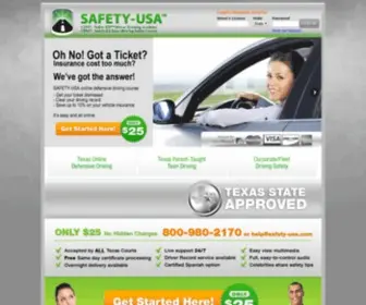 Safety-USA.com(SAFETY-USA DriverSafety USA Courseware) Screenshot