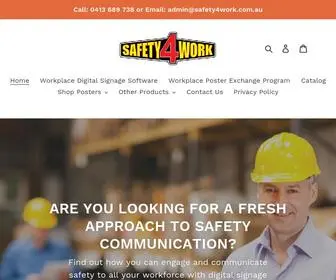 Safety4Work.com.au(Workplace Safety Signs) Screenshot