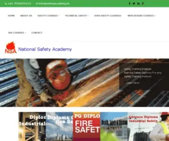 Safetyacademy.in(Fire Safety Course) Screenshot