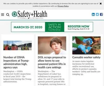 Safetyandhealthmagazine.com(Workplace Safety News and Tips) Screenshot