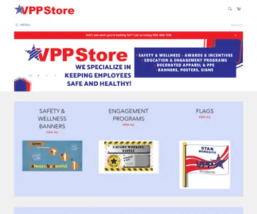 Safetyawardsource.com(VPPStore the largest selection of safety logoed merchandise & apparel) Screenshot