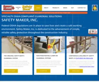 Safetyboot.com(Specialty Guardrails by Safety Maker) Screenshot