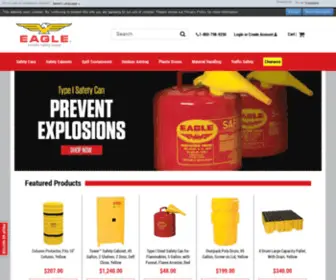 Safetycan.net(Safety Cans & Cabinets) Screenshot