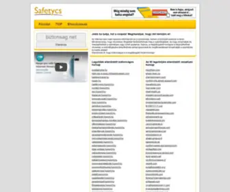 Safetycs.com(Főoldal) Screenshot