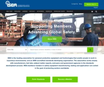 Safetyequipment.org(ISEA) Screenshot