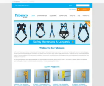 Safetygate.com(Fabenco Industrial Safety Gates and OSHA Fall Protection Equipment Fabenco Industrial Safety Gates and OSHA Fall Protection Equipment) Screenshot