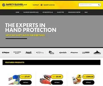 Safetygloves.co.uk(Safety Gloves) Screenshot