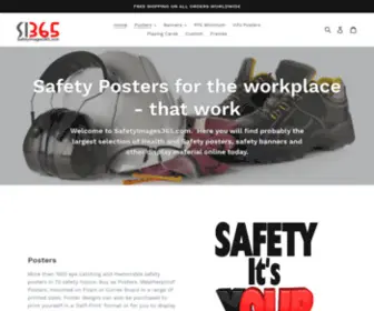 Safetyimages365.com(Safety Posters for the workplace that work. 70 safety topics) Screenshot