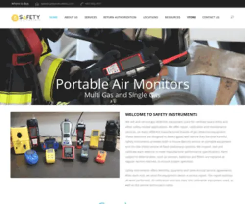 Safetyinstruments.com(Safety Instruments) Screenshot