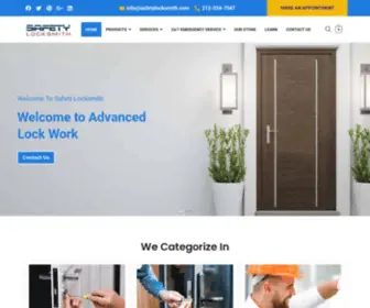 Safetylocksmith.com(Safety Locksmith) Screenshot