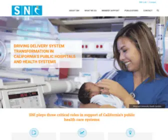 Safetynetinstitute.org(California Health Care Safety Net Institute (SNI)) Screenshot