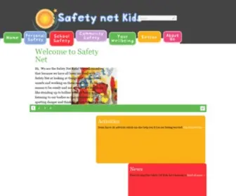 Safetynetkids.org.uk(Safety Net Kids) Screenshot