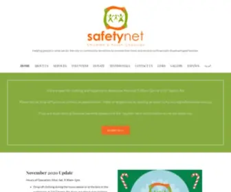 Safetynetservices.ca(Safetynet) Screenshot
