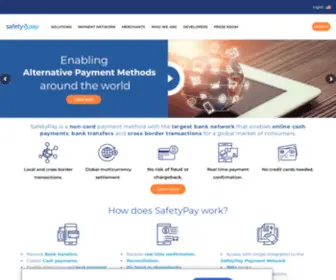 Safetypay.com(Payment merchant shopper bank) Screenshot