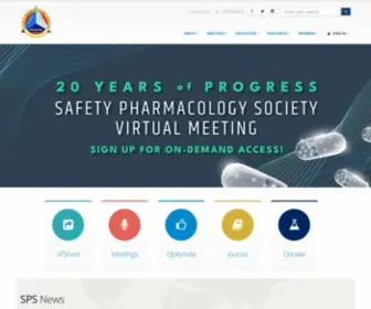 Safetypharmacology.org(Safety Pharmacology Society) Screenshot