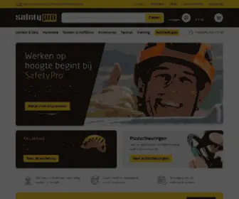 Safetypro.nl(Specialist in Veilig Werken op Hoogte) Screenshot