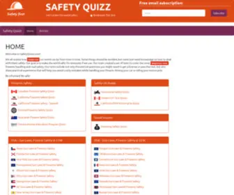 SafetyQuizz.com(Use our free online safety) Screenshot