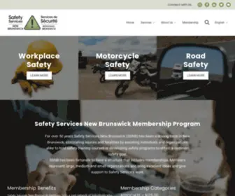 Safetyservicesnb.ca(Safety Services New Brunswick) Screenshot