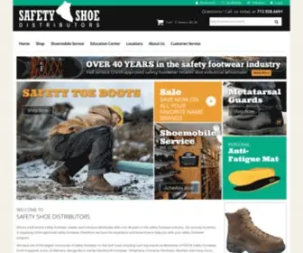 Safetyshoedist.com(Safety Shoe Distributors) Screenshot