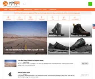 Safetyshoestoday.com(Safety Shoes Today) Screenshot