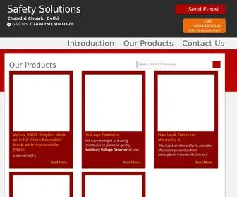 Safetysolutions.info(Safety Solutions) Screenshot