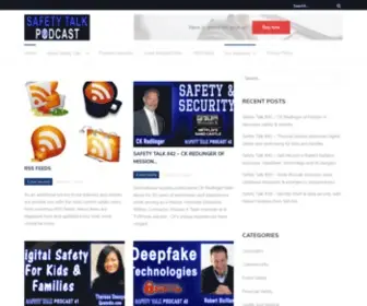 Safetytalkpodcast.com(Safety Talk Podcast News Workplace Safety Cybersecurity Self) Screenshot