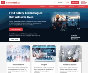 Safetytech.ai(DuPont Sustainable Solutions) Screenshot