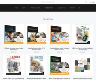 Safetytrainingmedia.com(Safety Training Videos & Courses for Employees) Screenshot