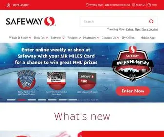Safeway.ca(Safeway Canada) Screenshot