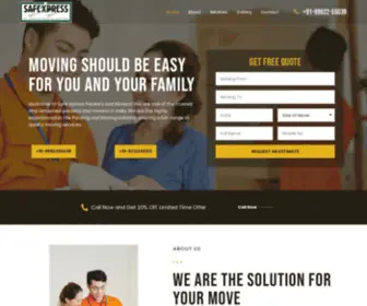 Safexpresspackermover.in(Relocation Services) Screenshot