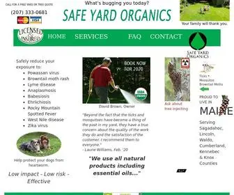 Safeyardorganics.com(Safe Yard Organics) Screenshot