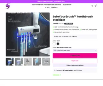 Safeyourbrush.com(Anti bacteria) Screenshot