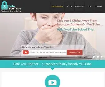 Safeyoutube.net(Safe YouTube) Screenshot