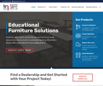 Saffefurniture.com(Educational School Furniture Solutions) Screenshot