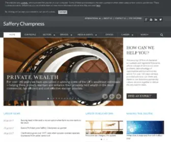 Saffery.com(Saffery Champness) Screenshot