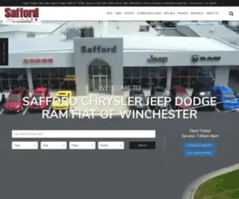 Saffordofwinchester.com(Safford Chrysler Jeep Dodge Ram Fiat of Winchester) Screenshot