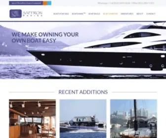 Saffron-Marina.com(Boats for sale Hong Kong) Screenshot