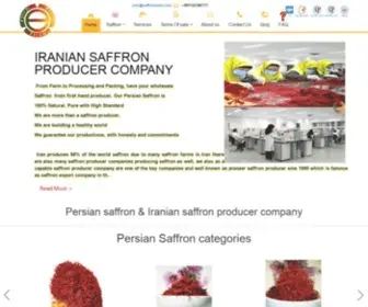 Saffronbest.com(Eyjan Iranian saffron producer company) Screenshot