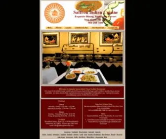 Saffrongreenville.com(Saffron Indian Cuisine) Screenshot