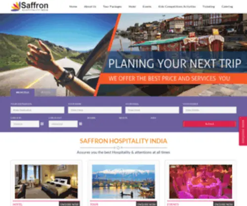 Saffronhospitalityindia.com(Saffronhospitalityindia) Screenshot