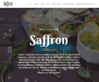 Saffronindickarestaurace.cz(Saffron Restaurant) Screenshot