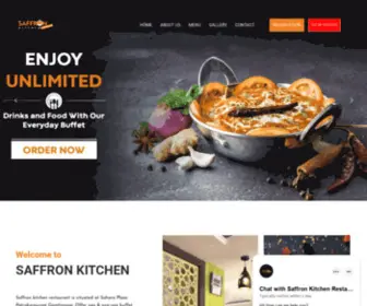 Saffronkitchenrestaurant.com(Best Buffet Restaurant In Gomti Nagar Lucknow) Screenshot