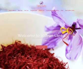 Saffronlanka.com(It's all about Saffron) Screenshot